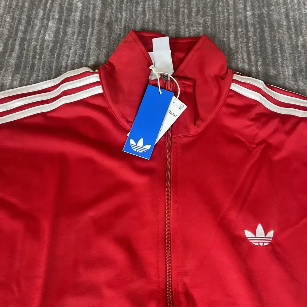 Adidas Originals Firebird Track Suit Mens XL Red 3-Stripes KD8307 KD8319